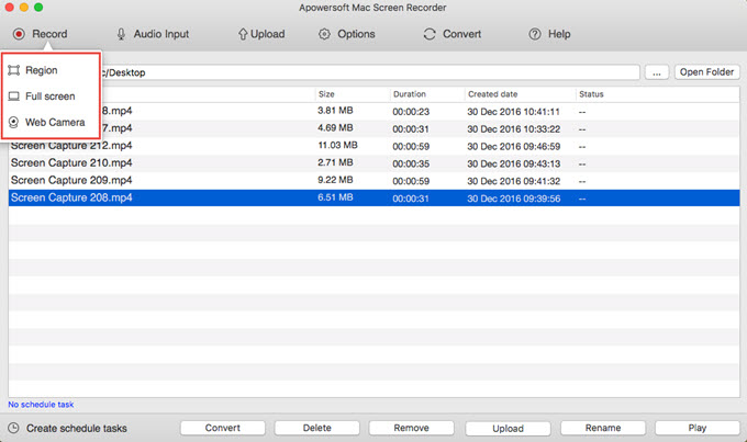 screen recorder for mac sierra 10.12.6